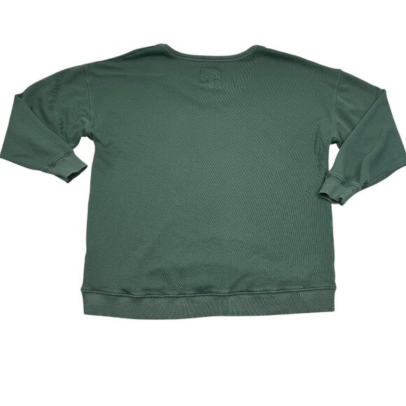 Aerie Oversized Scoop French Terry Lived-In Wash Pullover Women's Size Small - Picture 3 of 7